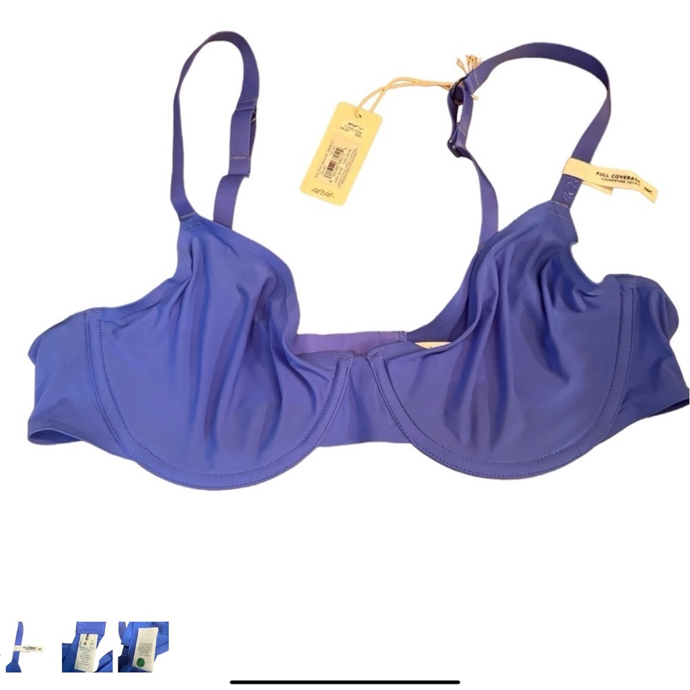 Aerie Blue and Red Bras - Picture 7 of 12